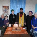 Отец Сергий посетил с пастырским визитом отдаленный населенный пункт.