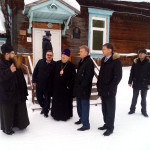 Глава Красноярской митрополии ознакомился с возведением нового храма в Большой Мурте