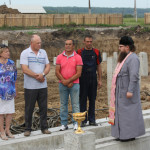 В с. Сухобузимское освятили закладку строящегося  детского сада.