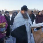 Великое освящение воды на реке Верх Подъемная  в п.Большая Мурта.