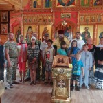 Автопробег начался с молебна.