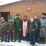 Казаки  хутора Большемуртинский собрались в храме Святителя Луки